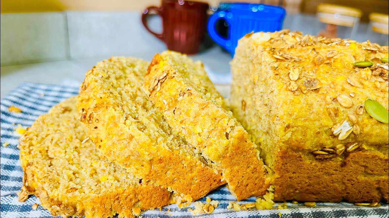 Pão INTEGRAL de FUBÁ |O pão mais gostoso úmido e fofinho
