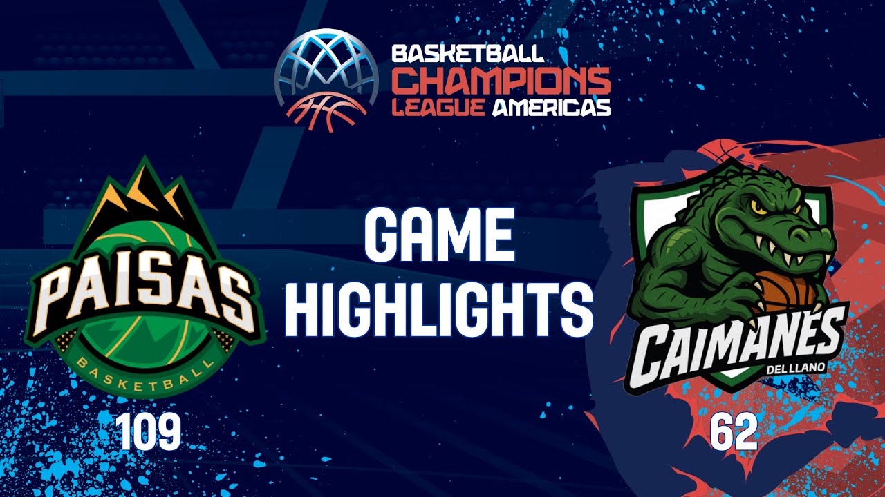 Paisas Basketball vs. Caimanes del Llano - Game Highlights