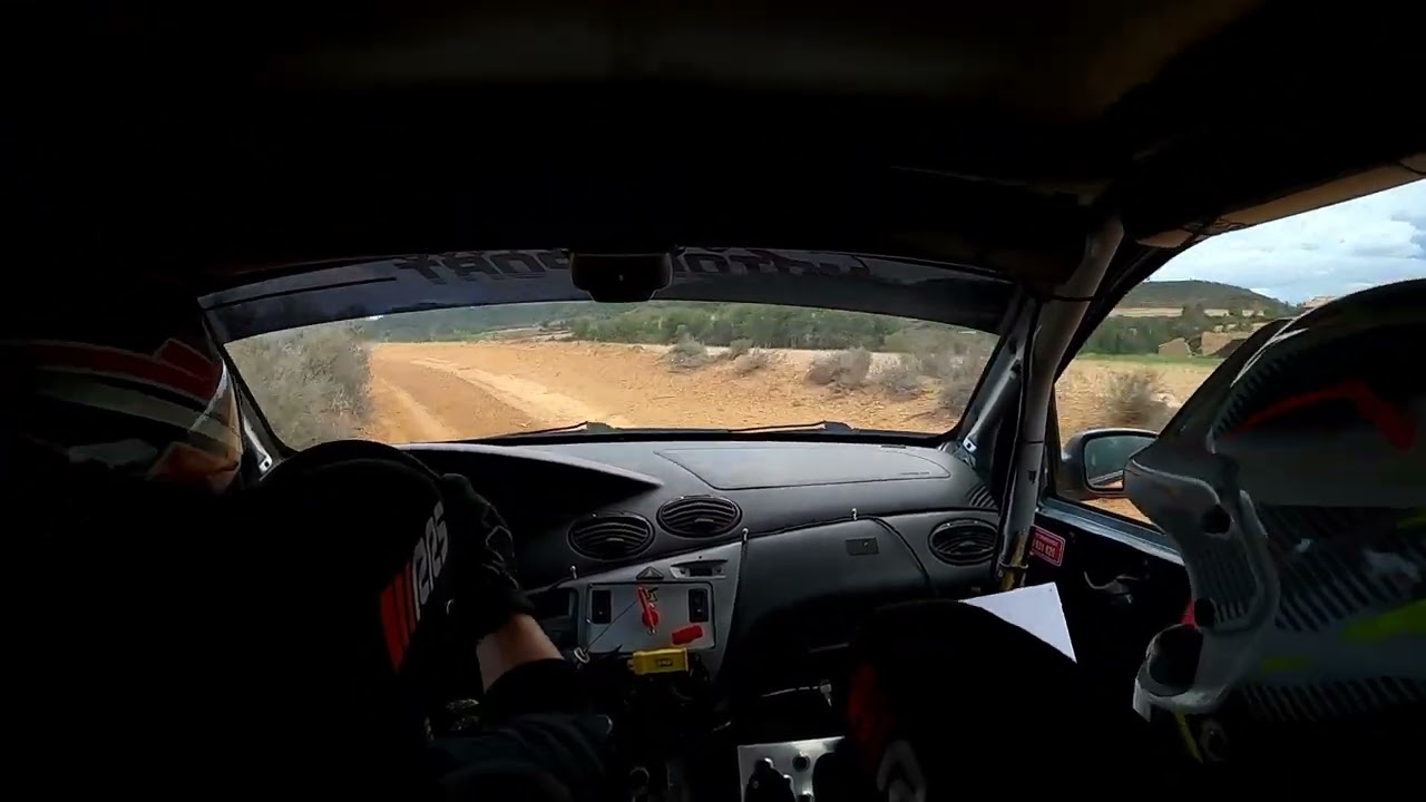 Onboard Joel Belmonte/Marina Culebras - Rallye Tierra Castelseras 24 Ford Focus 1.6