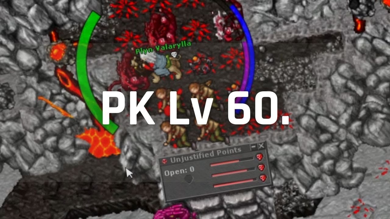 O PODER de um PK Lv. 60 | TIBIA PK FEROBRA | TIBIA PK 2022
