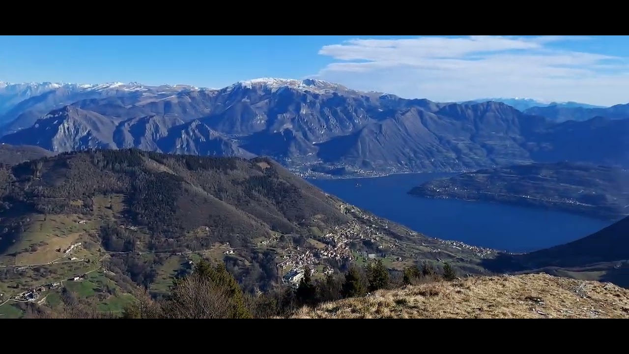 Giro ad anello di monte Bronzone in giornata limpidissima. Da Sarnico(BG)