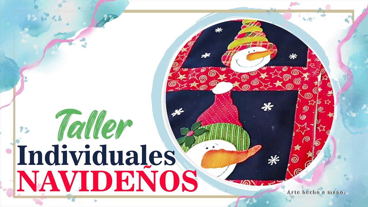 Taller Individuales Navideños para decorar tu Mesa