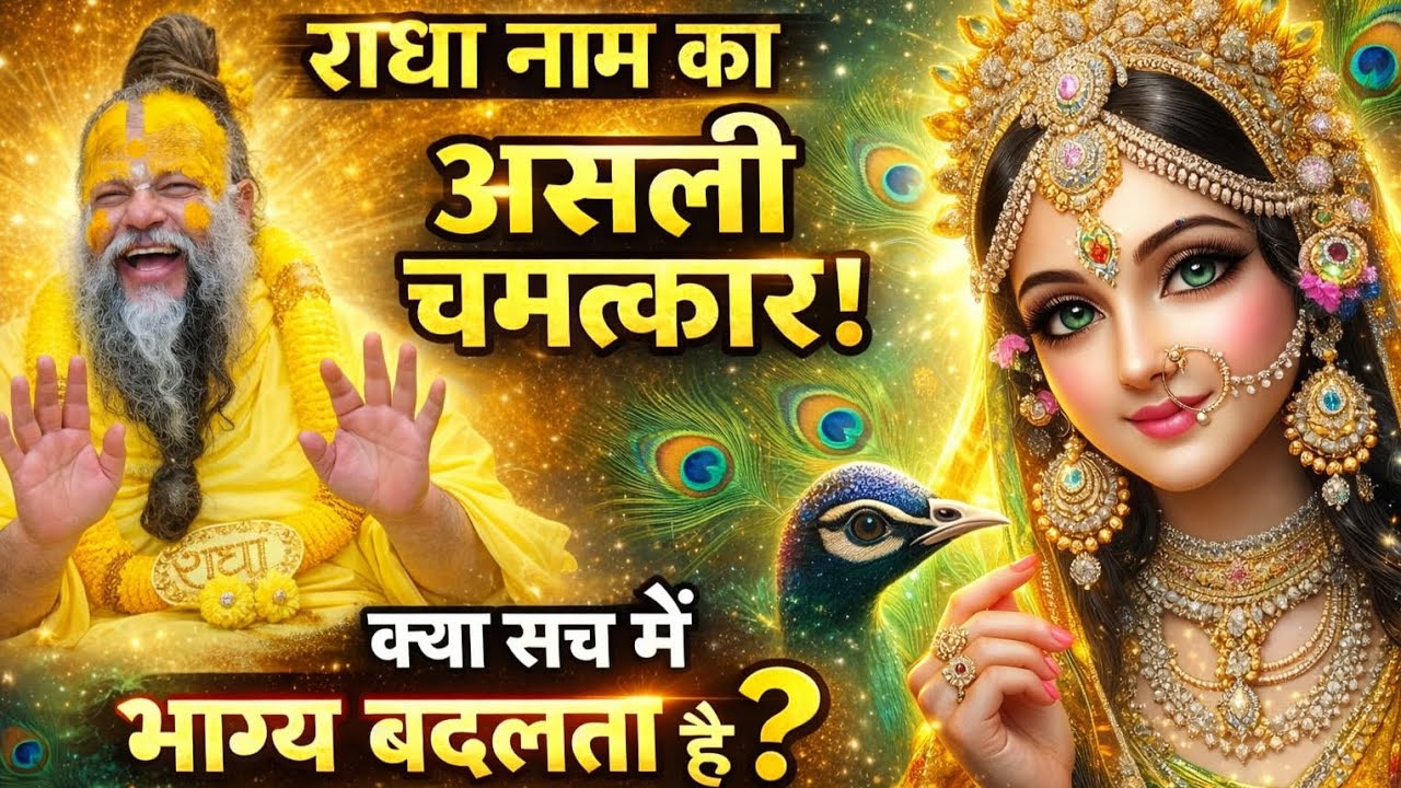 राधा नाम का असली चमत्कार 😲 क्या सच में भाग्य बदल सकता है? | प्रेमानंद जी महाराज
