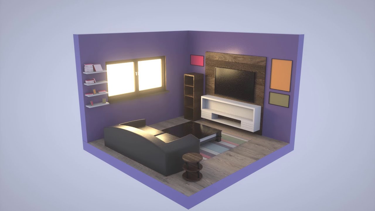 3DS MAX Isometric Room Tutorial / Octane Render