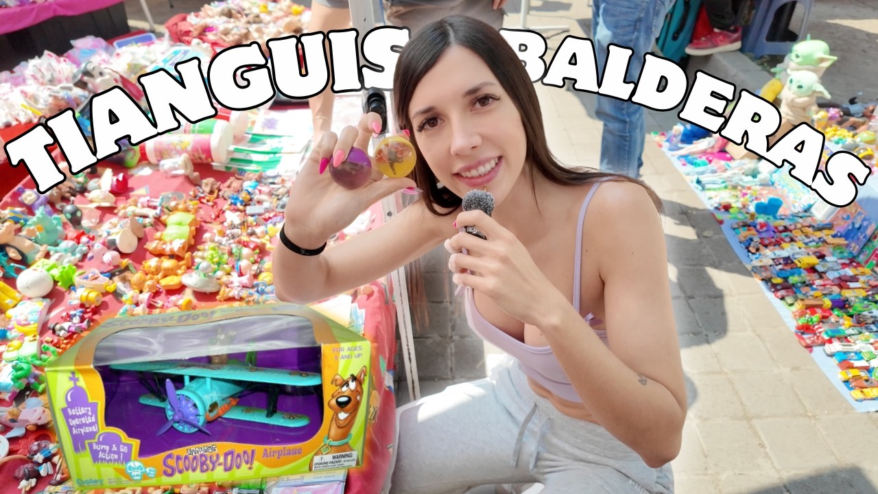 PRIMERA VISITA AL TIANGUIS BALDERAS Y ES UNA MINA DE JUGUETES!!