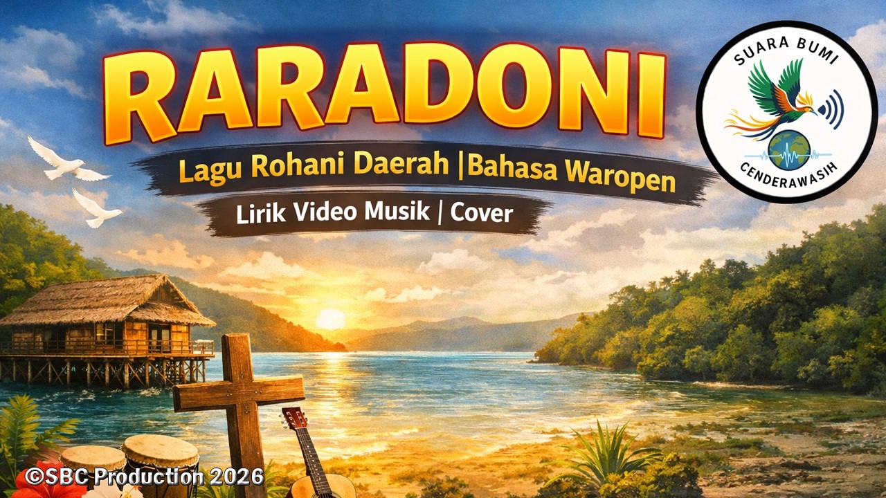 RARADONI | Lagu Rohani Daerah | Bahasa Waropen | Lirik Video Musik | Cover | © SBC Production 2026