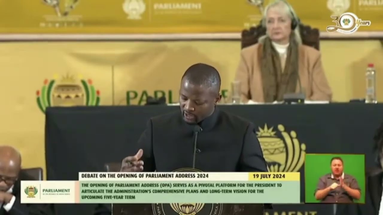 Speech in the Parliament on the Opening of Parliament Debate 1