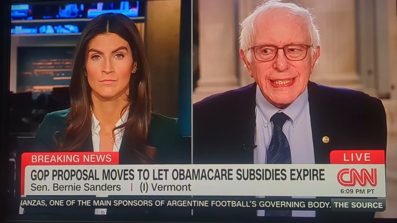 Dec 9 2025 the source discusses with Bernie Sanders  the soon ending USA health care plan