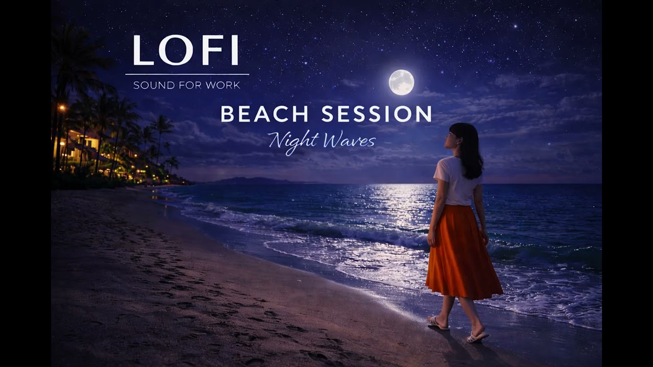 BEACH SESSION Vol.07 – Night Waves | Lofi Study & Work Music (作業用BGM・勉強用・リラックス・ジャズ・JAZZ)