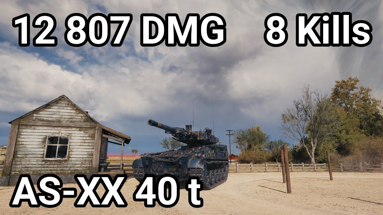 AS-XX 40 t - 12 807 damage / 8 kill / 123 assist