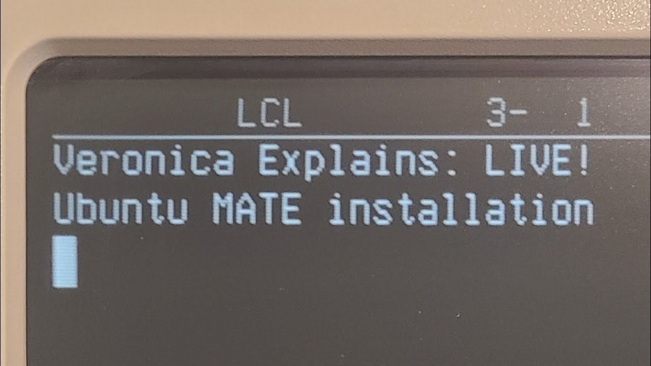 LIVE LINUX: Veronica Installs Ubuntu MATE!