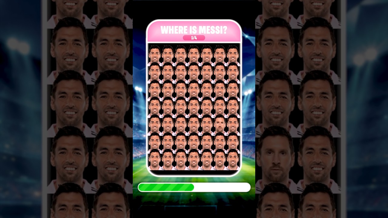 Can you find Messi?! #shorts