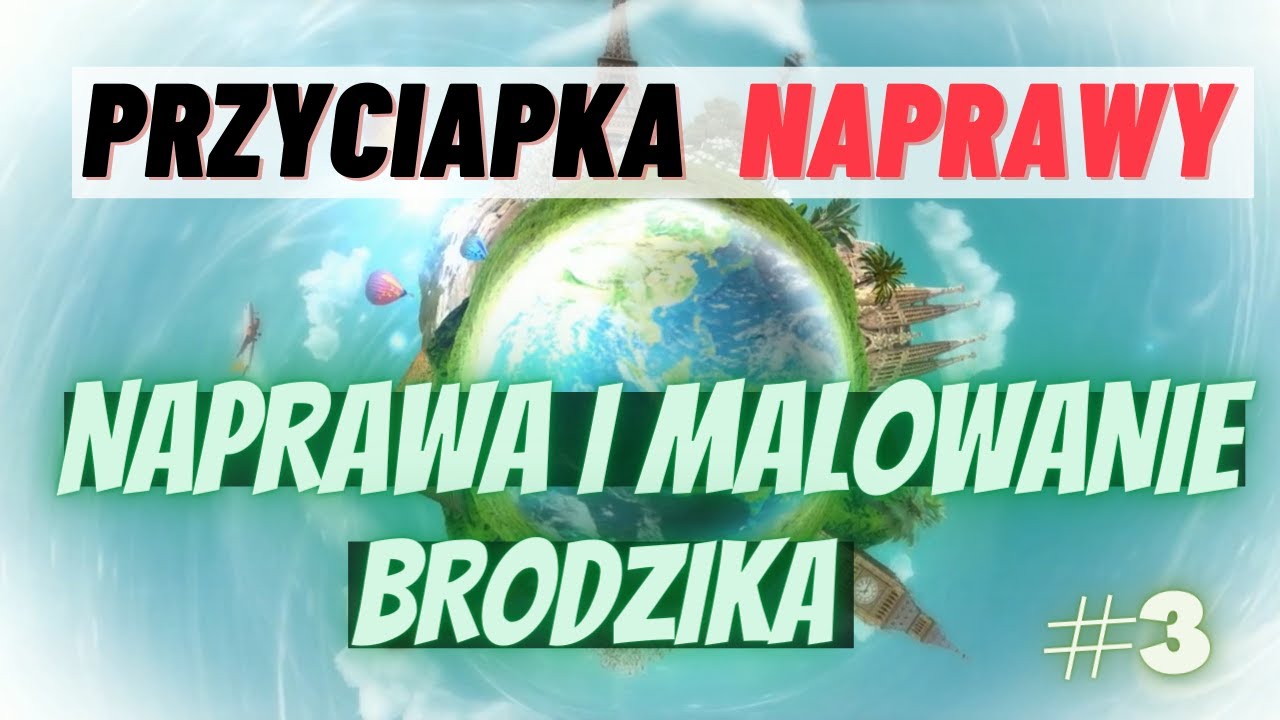 #3 🆘 Naprawa i lakierowanie brodzika prysznica przyczepy kempingowej 🛁