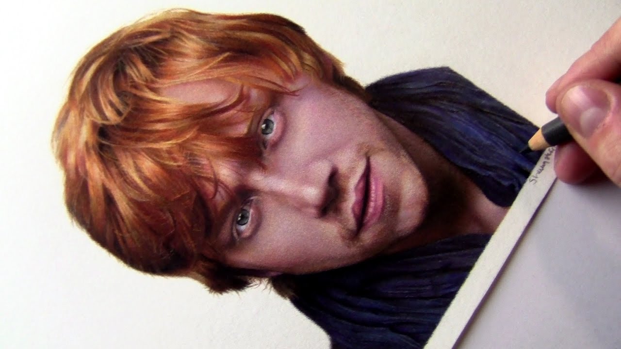 Drawing RUPERT GRINT || Colored Pencil Portrait