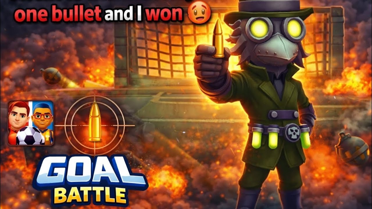 I WENT TO WAR WITH ONE BULLET AND I WON 🥵 GOAL BATTLE 🏆