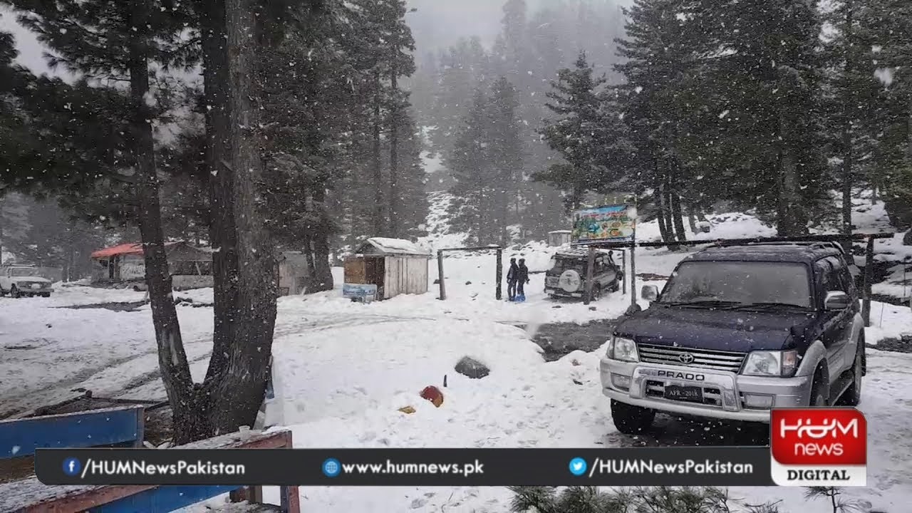Snowfall | Chashme shafa | Mahodand Lake | Swat Valley | Hum news | Sherin Zada