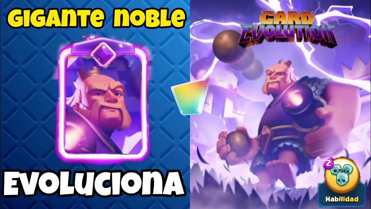 &iexcl;&iexcl;&iexcl;GIGANTE NOBLE EVOLUCI&Oacute;NA!!! TEORIA DE MIS SUBS EN CLASH ROYALE