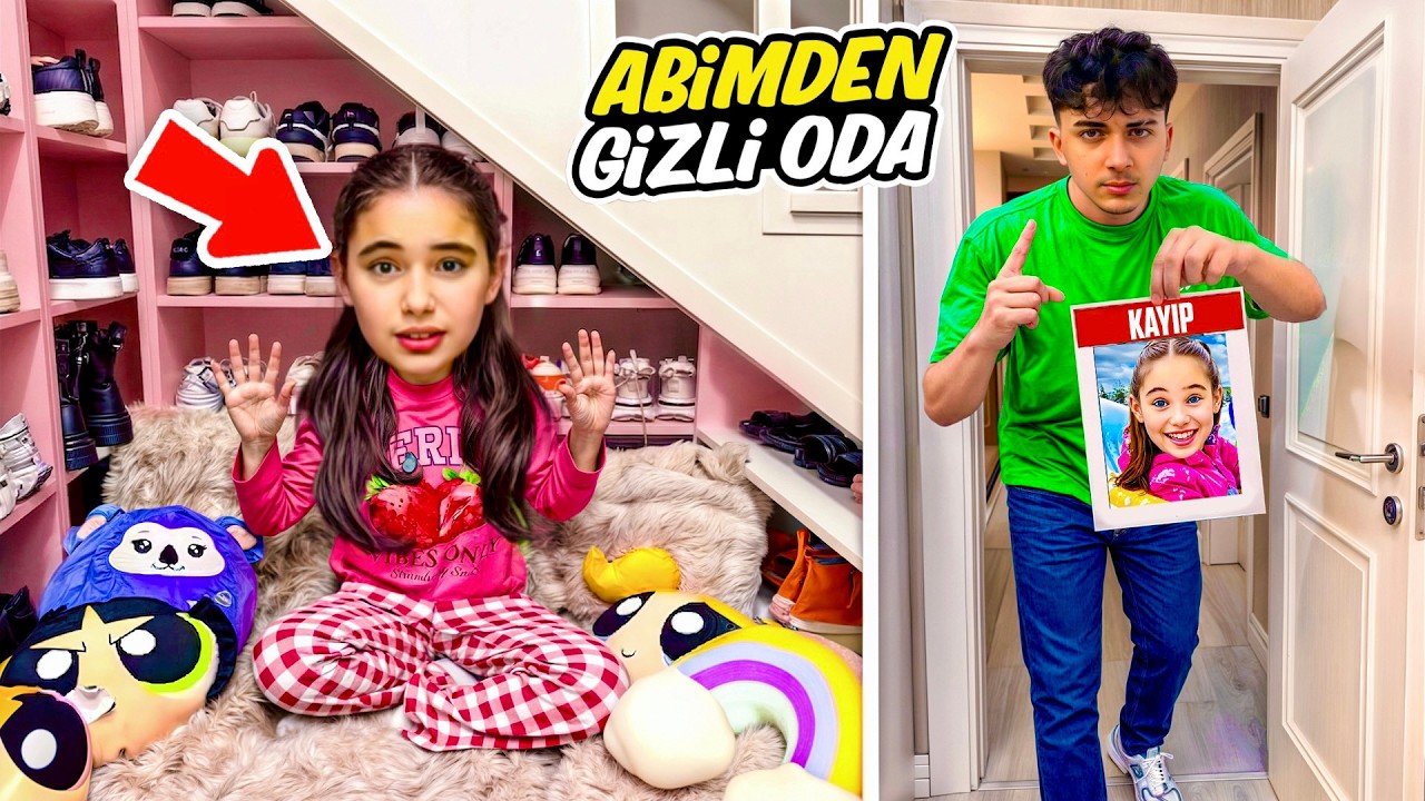 ELİF SİNEM ABİMDEN GİZLİ ODAYA KA&Ccedil;IŞ !! ODAMI TAŞIDIM !! 