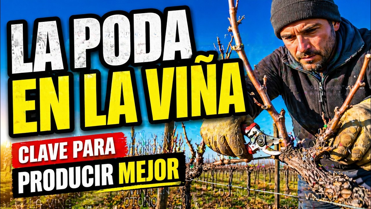 ✅ LA PODA EN LA VIÑA 🍇🍷 #viticultura #viña #poda