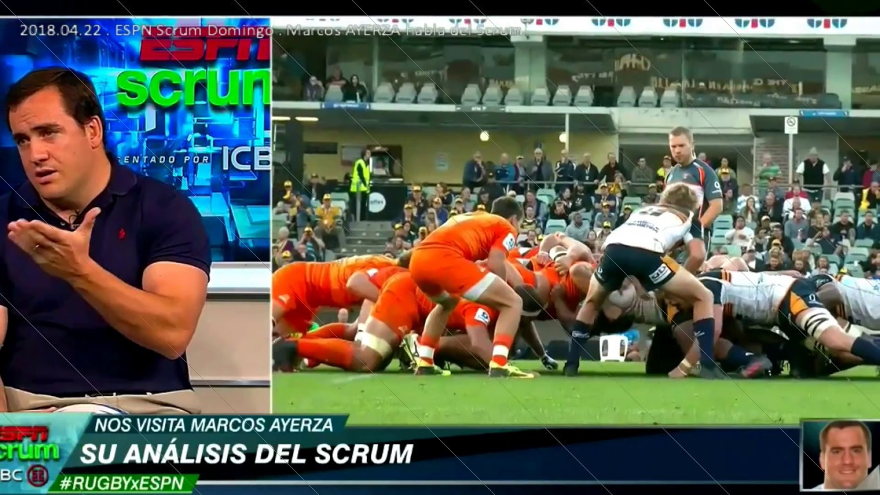 2018.04.22 . ESPN Scrum Domingo . Marcos AYERZA habla del Scrum
