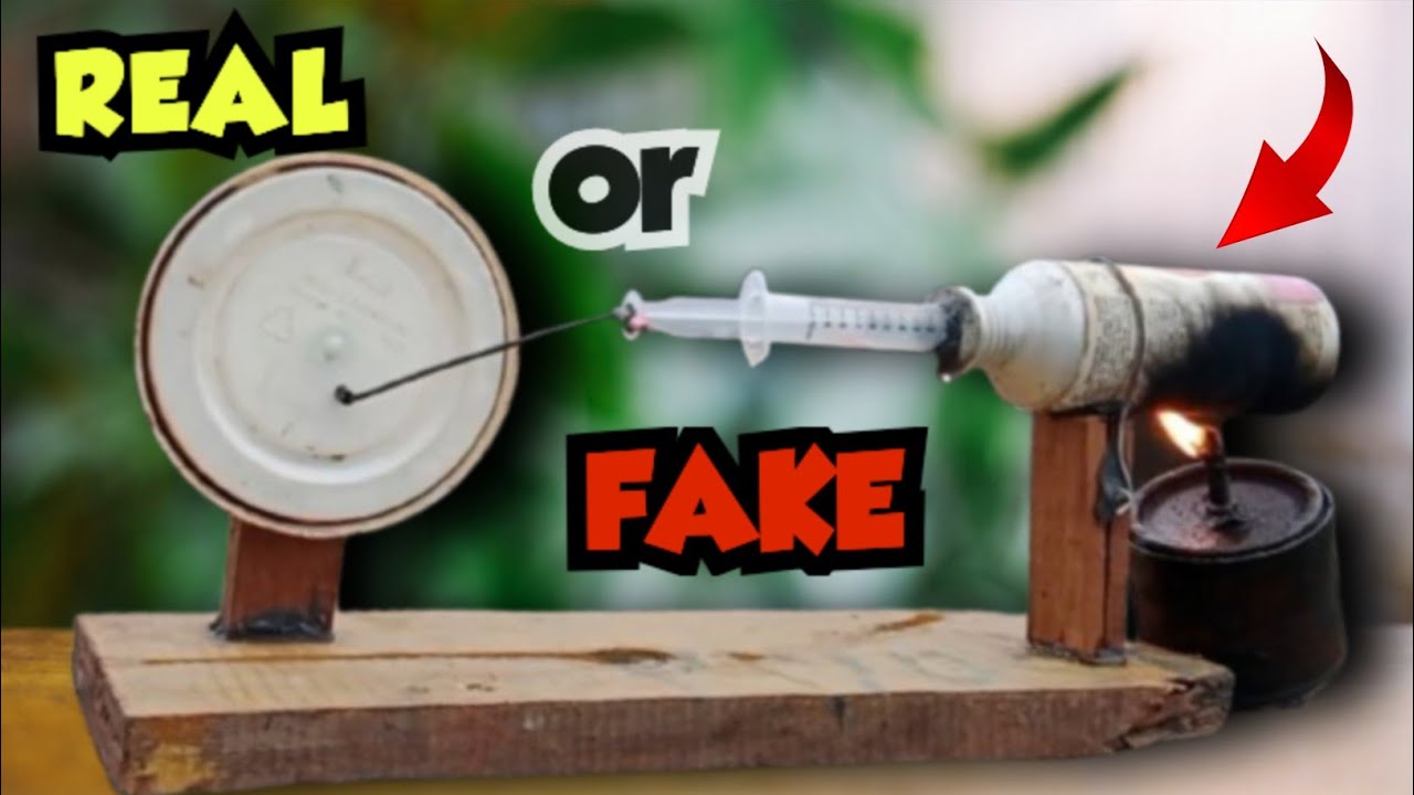 We tried to make a steam engine at home (it didn't work 😅) #steamengine #craft #engine #video #yt 