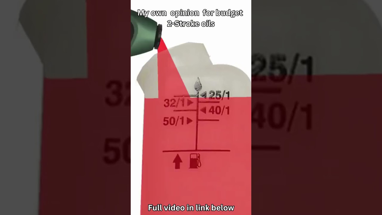 Масло для двухтактных двигателей. Сколько использовать???