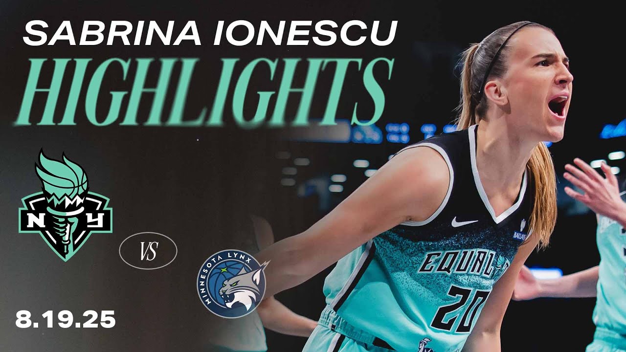 HIGHLIGHTS | Ionescu Drops 17 PTS & 11 AST to lead Liberty&rsquo;s Win Over Lynx, 85&ndash;75