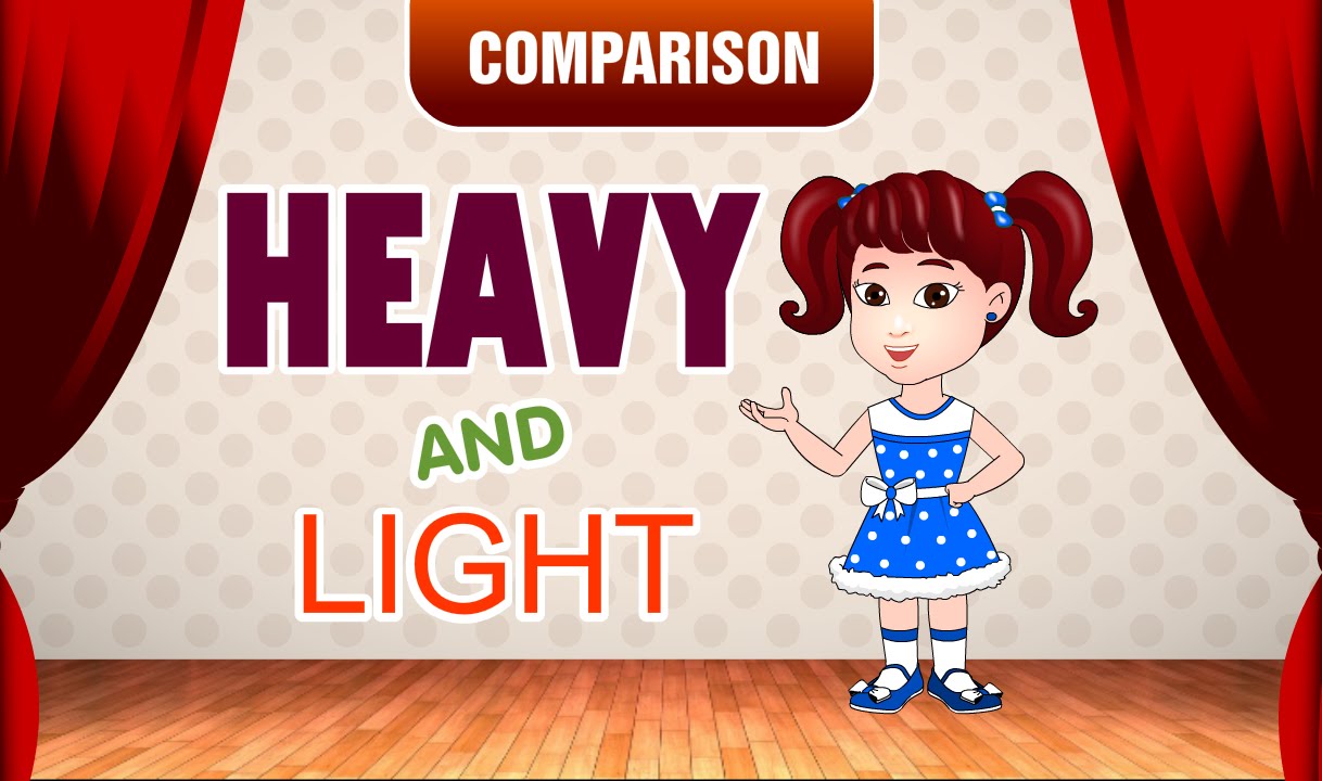 Heavy and Light | Comparison for Kids | Learn Pre-School Concepts with Siya | Part 2