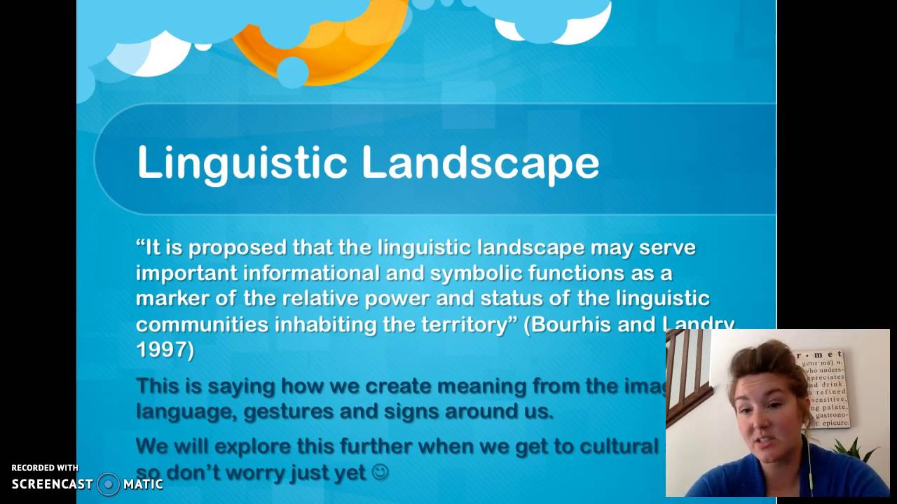 Linguistic Landscape