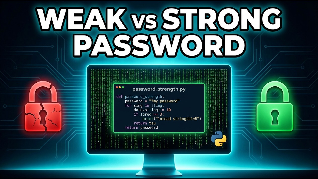 Build a Password Strength Checker in Python | Beginner Python Project