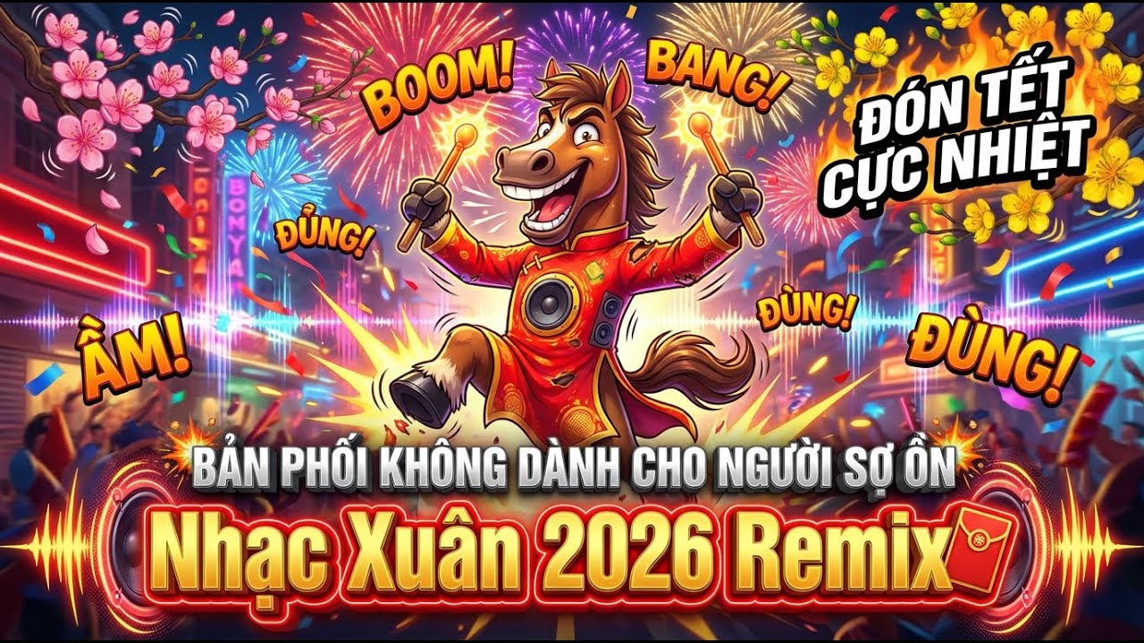 Nhạc Xuân 2026 Remix 🧧 Bản Phối Không Dành Cho Người Sợ Ồn - Đón Tết Cực Nhiệt
