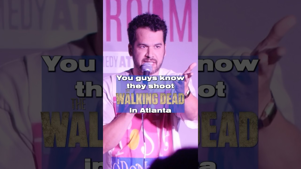 🍑 hotlanta lived up. the crowds were 🔥  #standupcomedy #comedy #atlanta #thewalkingdead