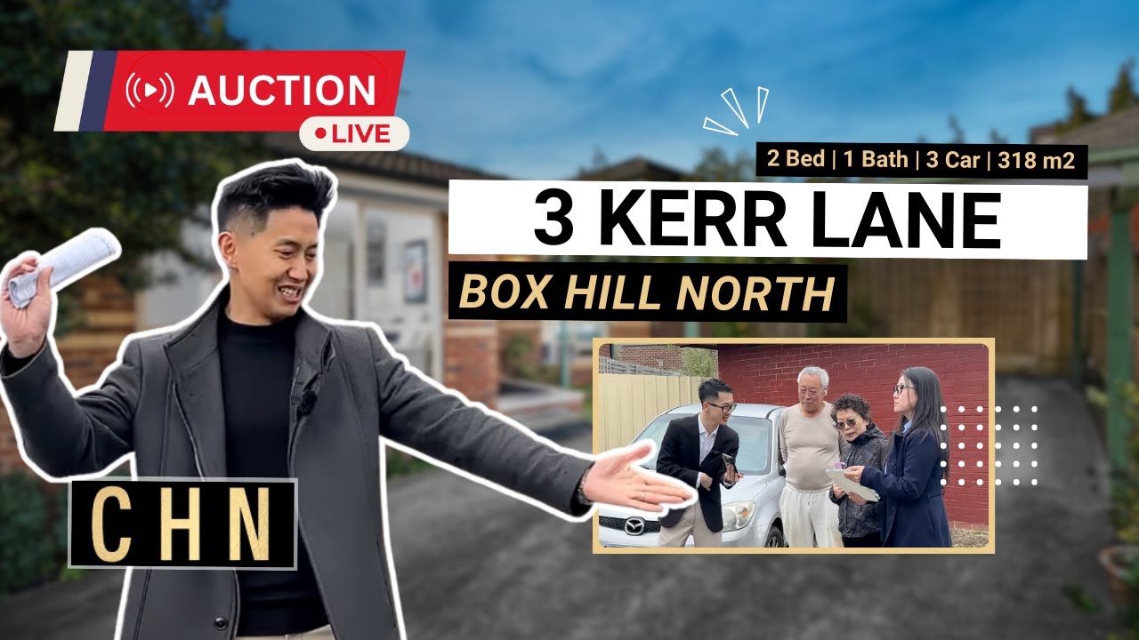 Живой аукцион по адресу: 3 Kerr Lane, Box Hill North