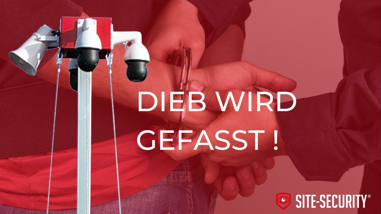 Dieb mit video turm für baustellen gestoppt