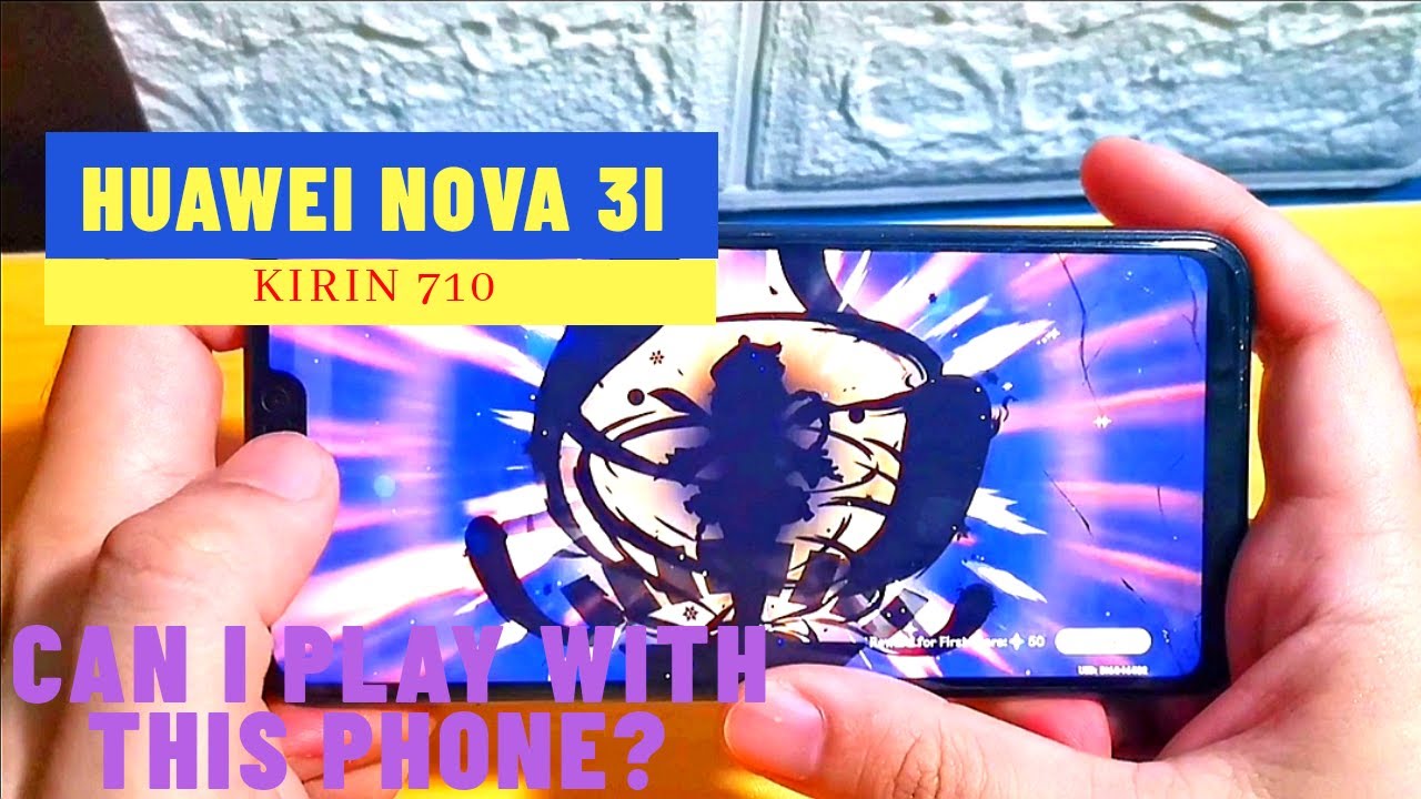 KIRIN 710 GENSHIN IMPACT TEST GAMEPLAY USING HUAWEI NOVA 3i