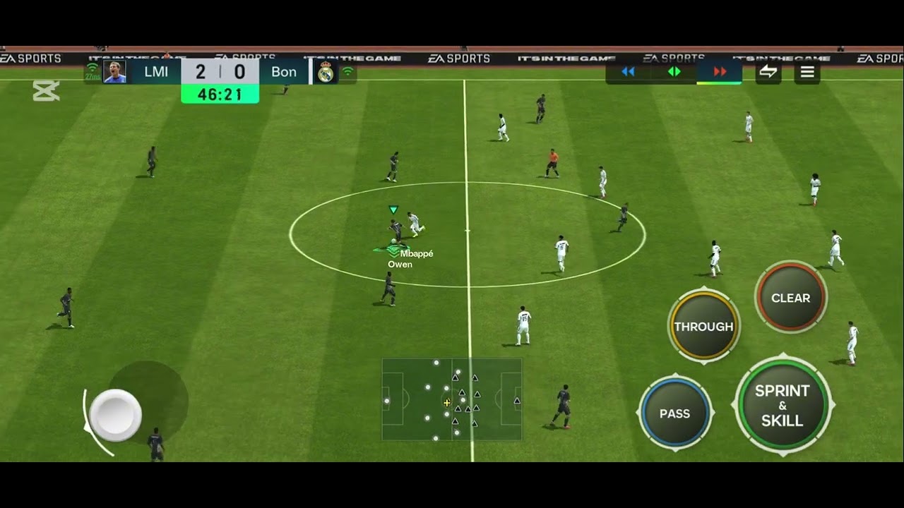 Playing fc mobile 