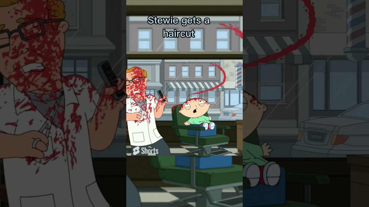 The Hilarious Disaster: Stewie's Haircut Gone Wrong!✂️ #shorts #funny #familyguy