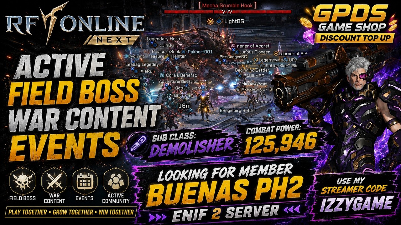 🔴RF ONLINE NEXT - SUB CLASS EPIC DEMOLISHER LETS GO!! - GPDS