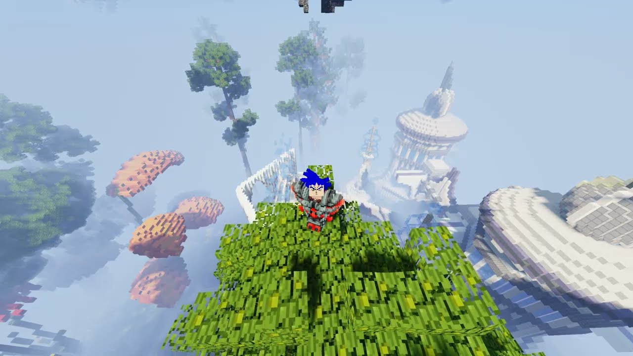 Mostrei um Servidor Antigo de Dragon Block (Minecraft)