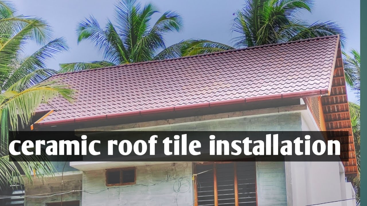 ceramic roof tile installation