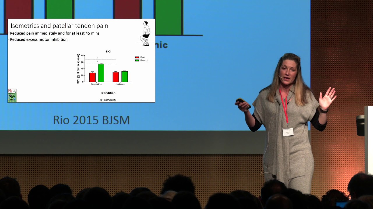 Ebonie Rio - Isometric exercise in tendinopathy