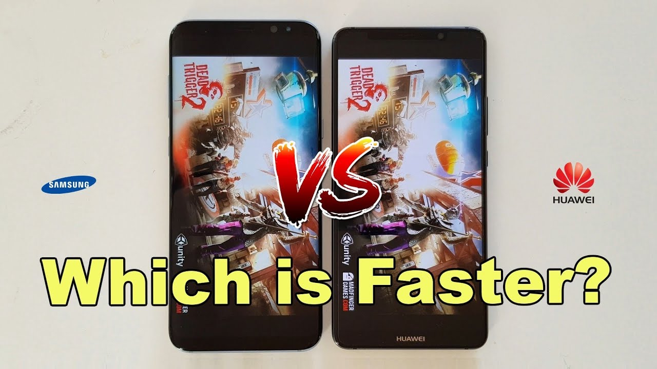 Samsung Galaxy S8+ vs. Huawei Mate 10 Pro SPEED TEST - Which is faster??