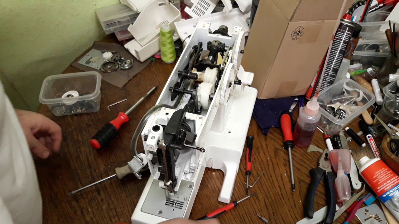 FIF Nähmaschine - Modell NM 900 - Maschine ausbauen - Teil 3 - فك كامل للماكينة