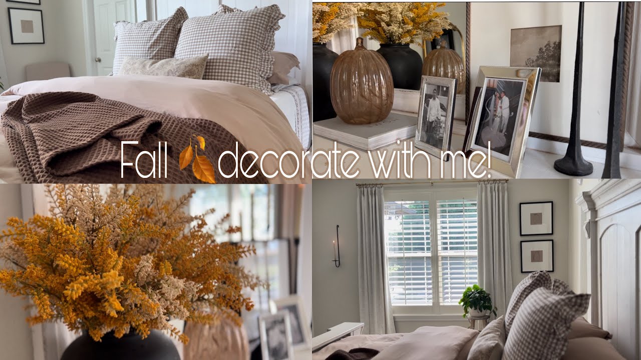  DECORACIÓN OTOÑO 🍂2025 | IDEAS PARA DECORAR TU HOGAR | DECORACIÓN DE MI RECÁMARA 