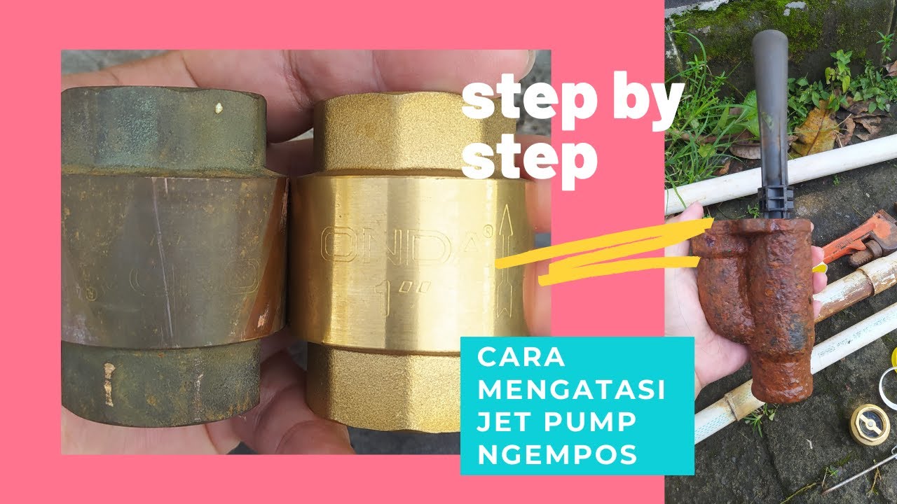 Cara mengatasi jet pump ngempos