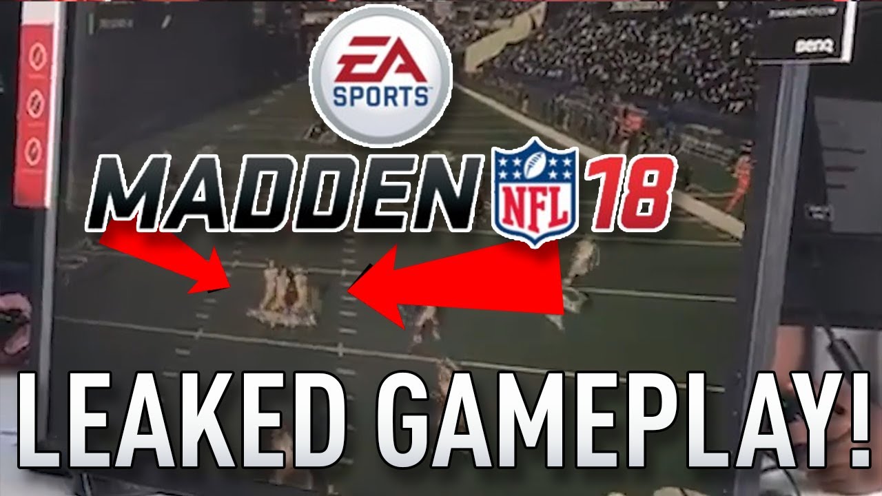 Madden 18 Leaked gameplay! #EAPLAY2017