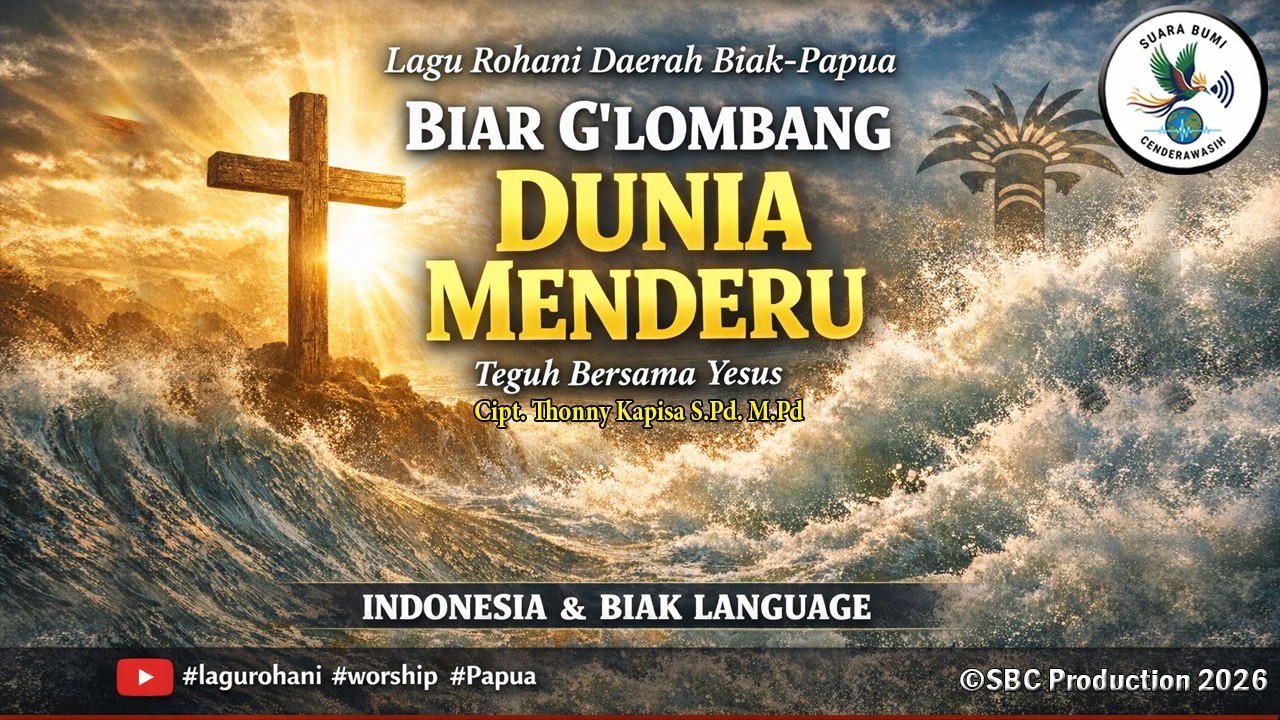Biar G'lombang Dunia Menderu | Cipt. Thonny Kapisa, S.Pd., M.Pd | Lagu Rohani Biak-Papua | © SBC