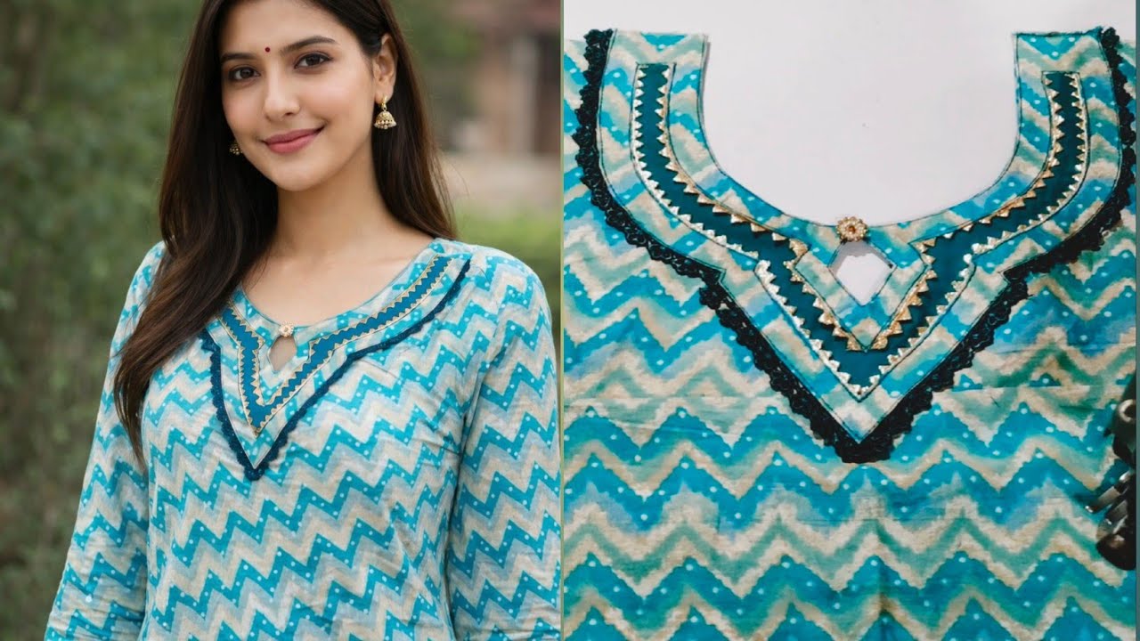 ✅ Latest Stylish Neck Design Cutting And Stitching ✂️ | Easy Suit Neck Design Step By Step