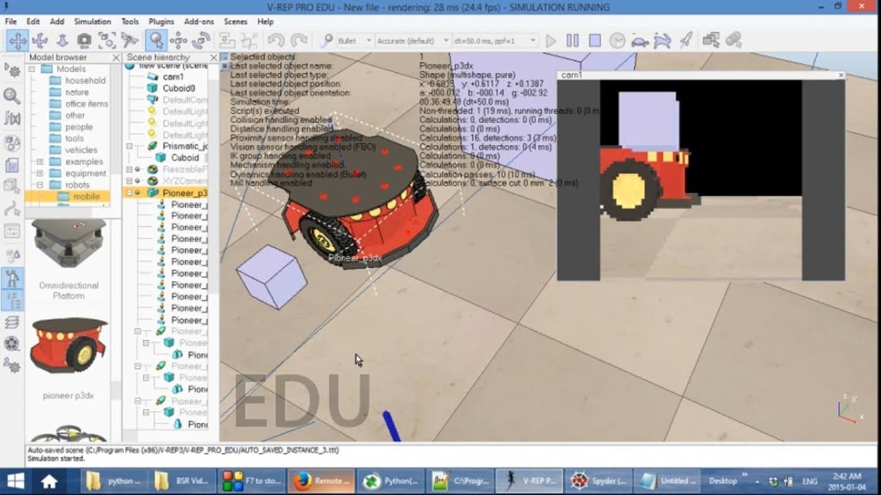 04: Python Robot Simulation with V-Rep/CoppeliaSim | Tutorial