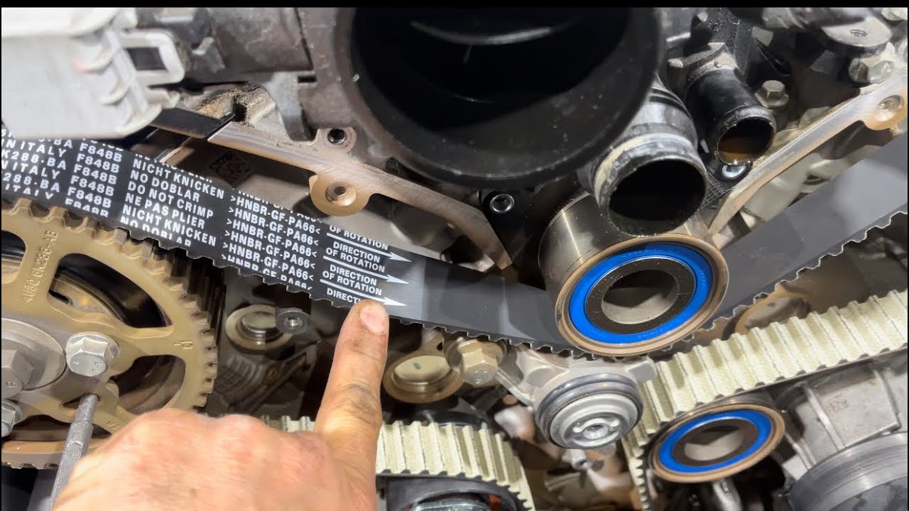 Range Rover 3.0 timing belt replacement. #timing #timingbelt all 3.0 diesel engine timing belt.